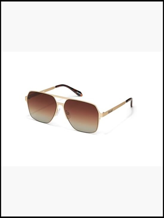 Oversized Aviator Sunglasses UV Protected Metal Frame main image 5